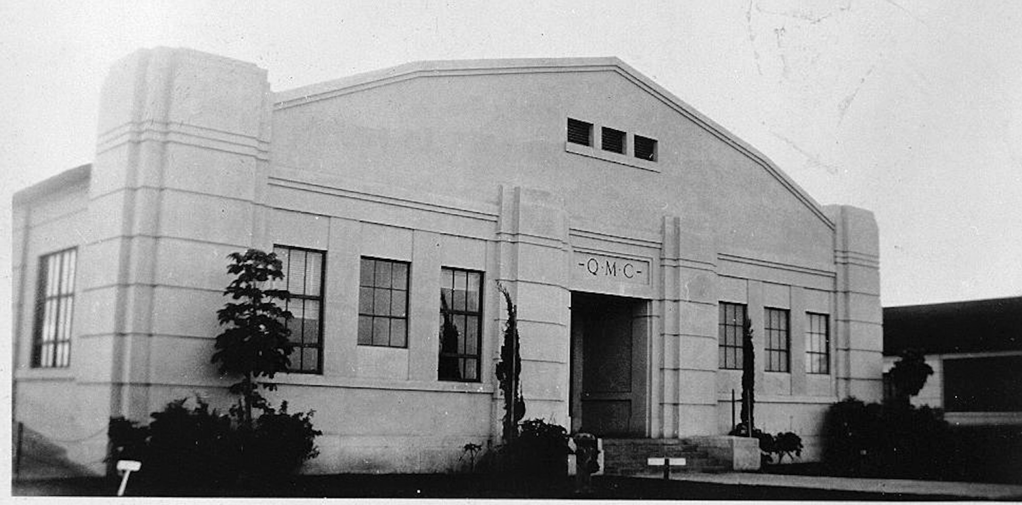 This is the quartermaster corps building at Hickam Field, Hawaii, in January, 1940.