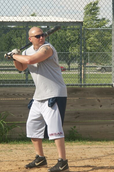 It is hammer time at the 932nd Airlift Wing!  Softball brings the enlisted and officers to a friendly competition every summer.