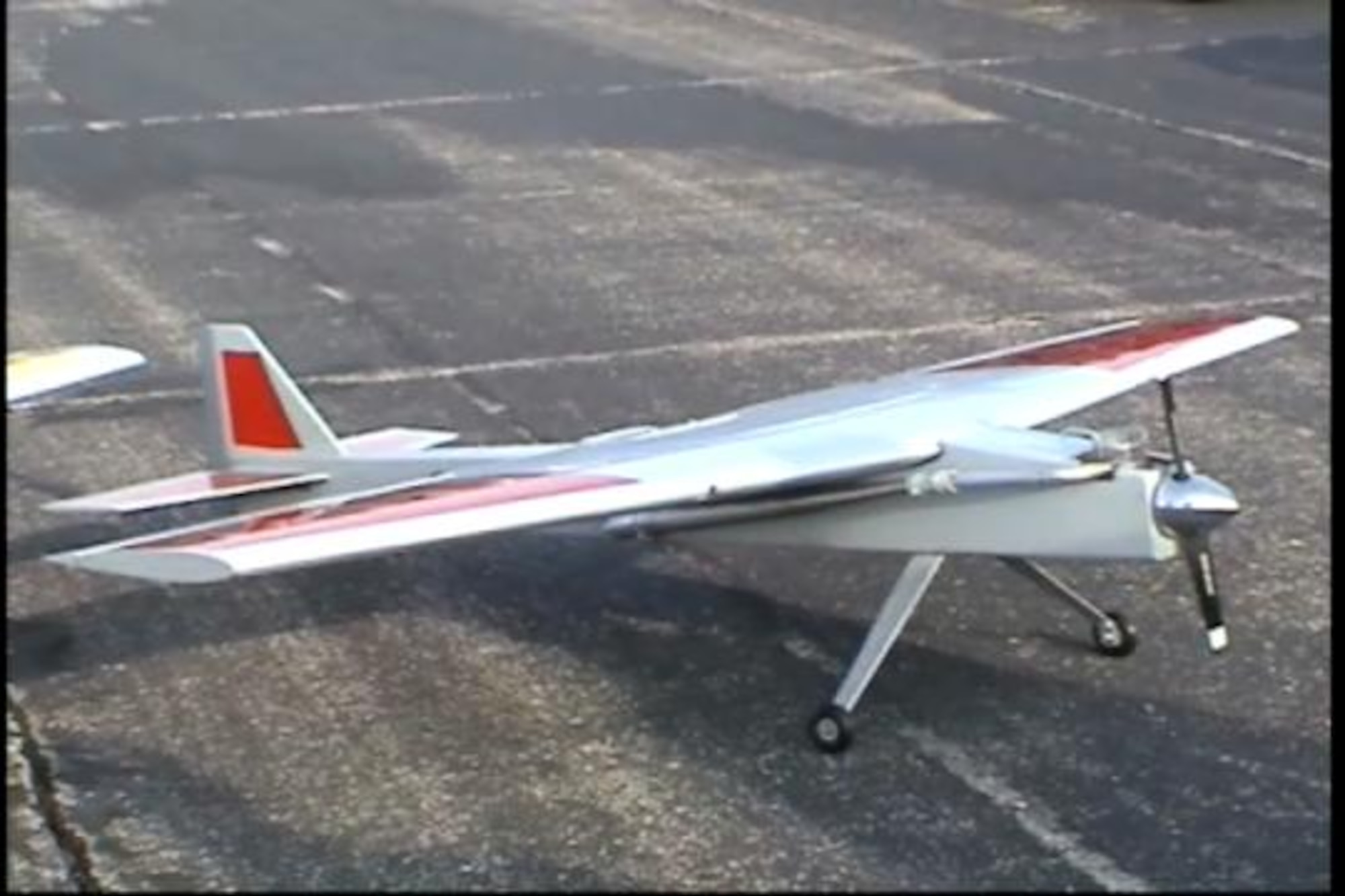 Zeus, one of two unmanned air vehicles completely designed and built by the AFRL and ASC team for the Black Dart exercise.