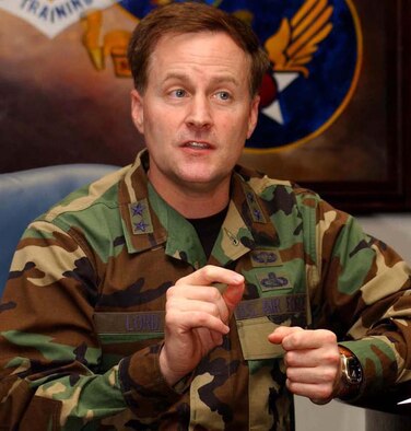 General Lord said his experiences as Keesler’s commander gave him an appreciation of the complexities and challenges of the technical training process. (U.S. Air Force photo by Kemberly Groue)