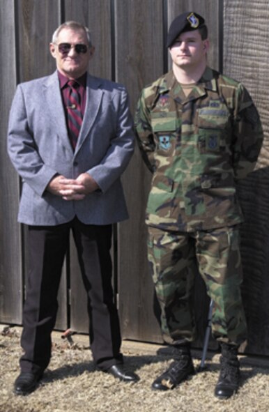 (Photo by SrA Amanda Mill) Robert and SSgt David Hoy
