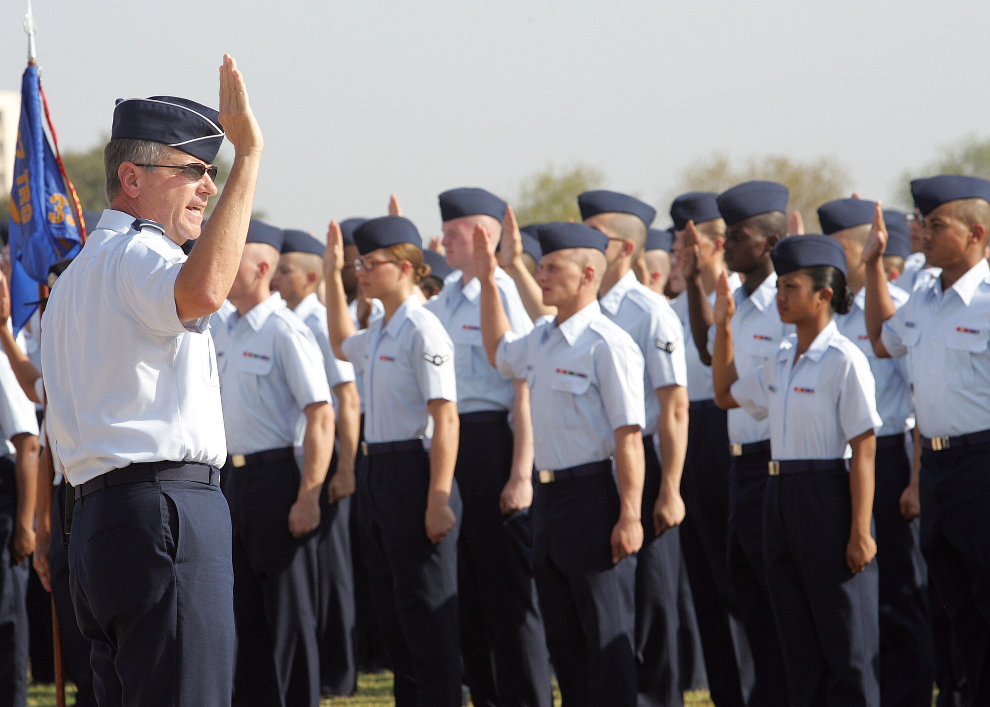 Maj. Gen. Tony Przybyslawski was recently selected by the Air Force Academy Preparatory School Class of 2007 as their exemplar.  General Przybyslawski is the Air Force Personnel Center commander.  (U.S. Air Force photo/Robbin Cresswell)
