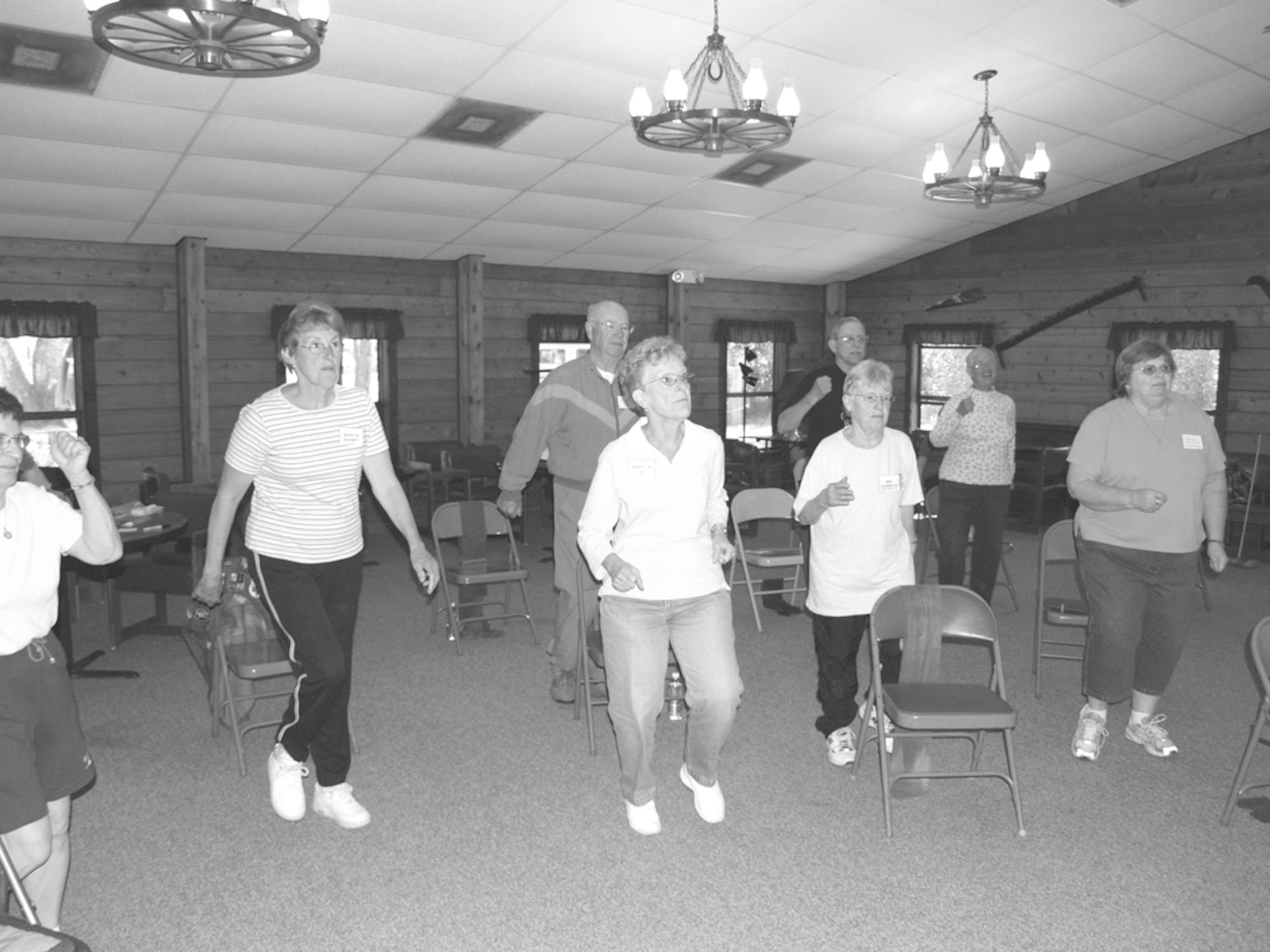 TYNDALL AIR FORCE BASE, Fla. --  Residents of FamCamp enjoy indoor exercise at the facility’s recreation center during winter months. (U.S. Air Force photo by Lisa Norman)