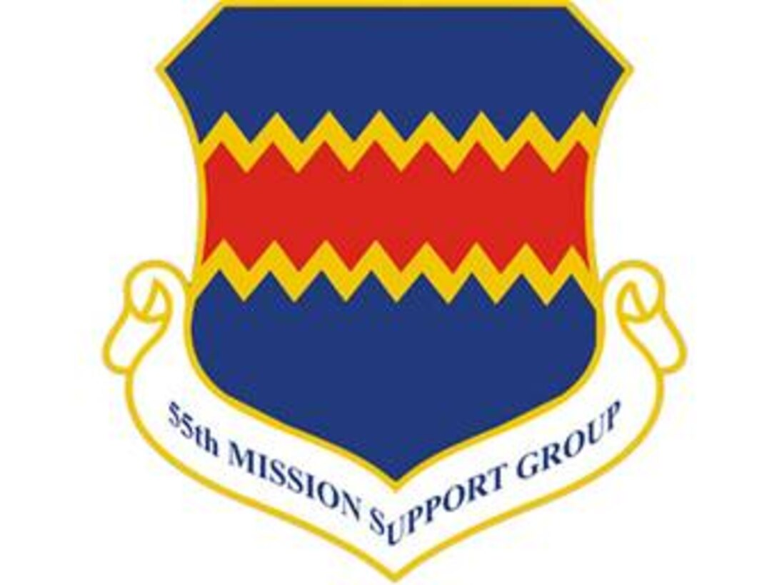 The 55th Mission Support Group provides vital mission support for Offutt Air Force Base through engineering, security, mission support, services, supply, transportation, contracting and deployment readiness programs. In addition, the 55th MSG supports over 40,000 active duty, civilian, family member and retiree personnel and over 93 associate units, including U.S. Strategic Command, Air Force Weather Agency, National Airborne Operations Center and presidential-tasked global reconnaissance missions.