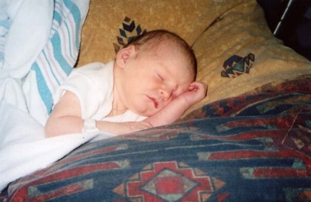 Mariah Jo-Lee Ballerstein was born Dec. 7 in base housing by two emergency medical technicians for the 49th Medical Group. Mariah is the new baby girl to Tech. Sgt. Scott Ballerstein, 49th Materiel Maintenance Group, his wife Jessica and their son Caleb. (U.S. Air Force photo courtesy of Tech. Sgt. Scott Ballerstein)