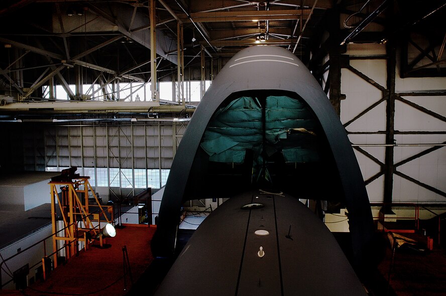 A Westover C-5 is opened for a detailed check-up within the isochronal inspection hangar here. Westover was selected as the center for Reserve ISO inspections during an announcement Dec. 13 in which the Air Force unveiled plans to consolidate its ISO facilities.