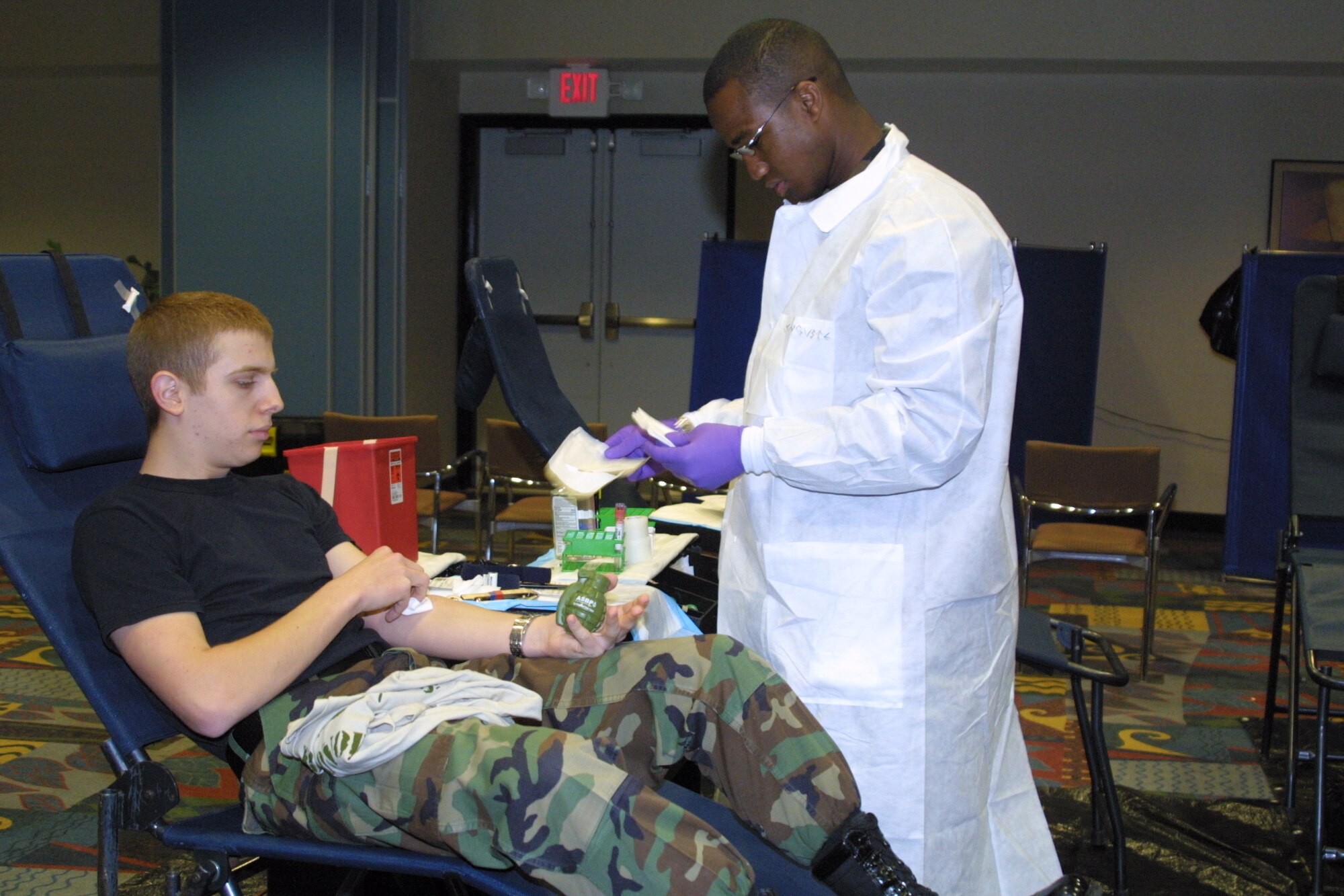 Pope's Blood Drive brought in 69 pints of blood.