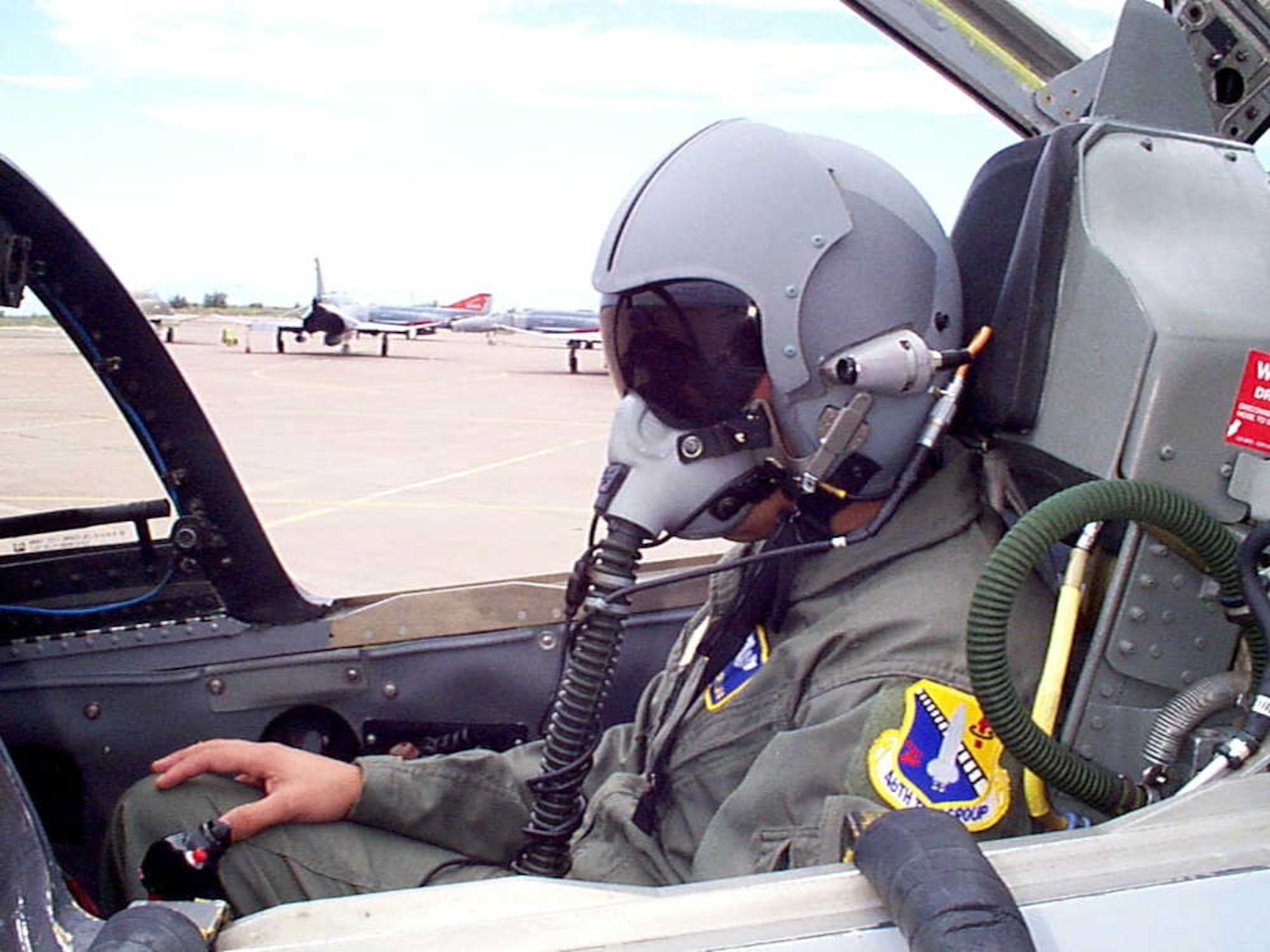 Capabilities of the squadron’s AT-38B’s include multiple format photographic coverage (including helmet-mounted video cameras)