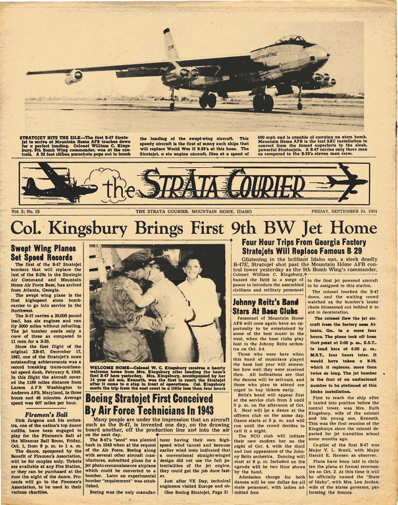 Strata Courier - Sept. 24, 1954