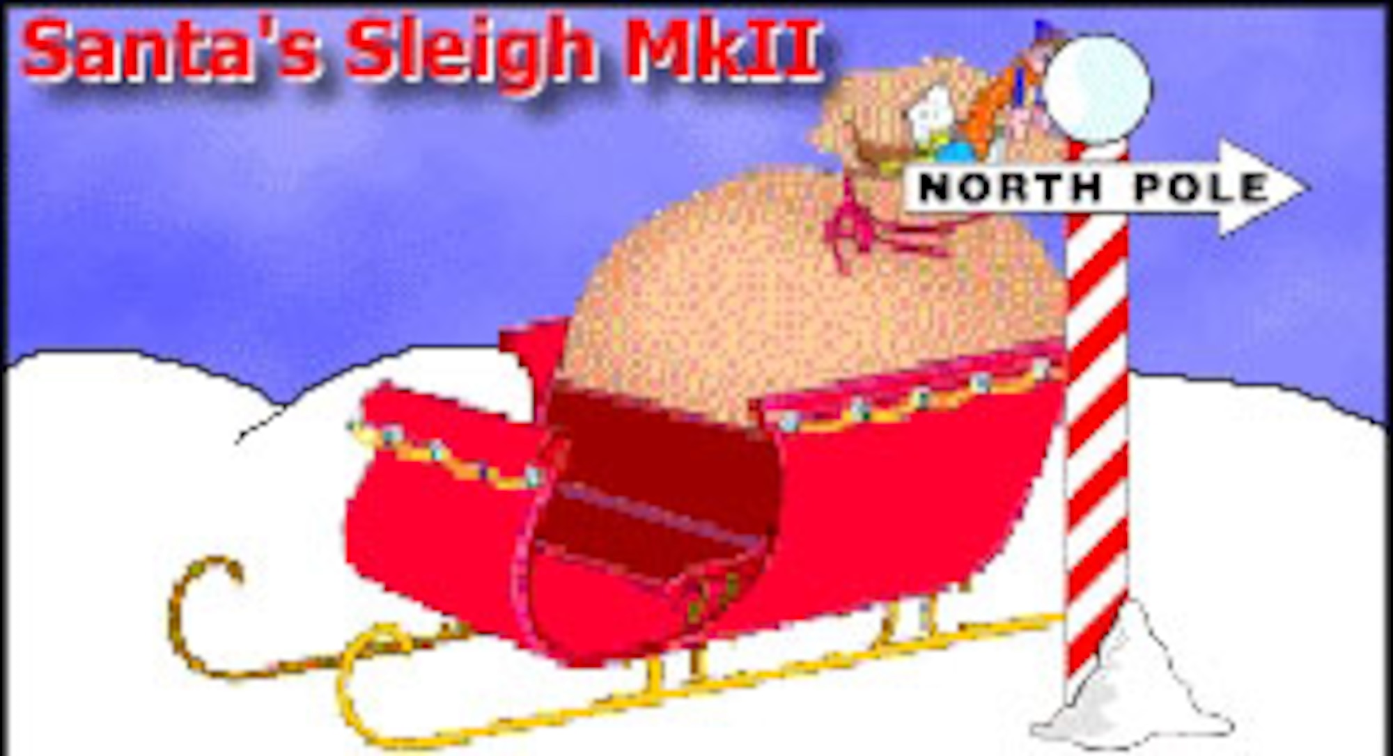 Artist's conception of the secret S.C. MkII Sleigh. 