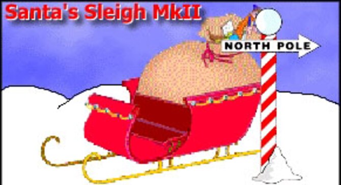 Artist's conception of the secret S.C. MkII Sleigh. 