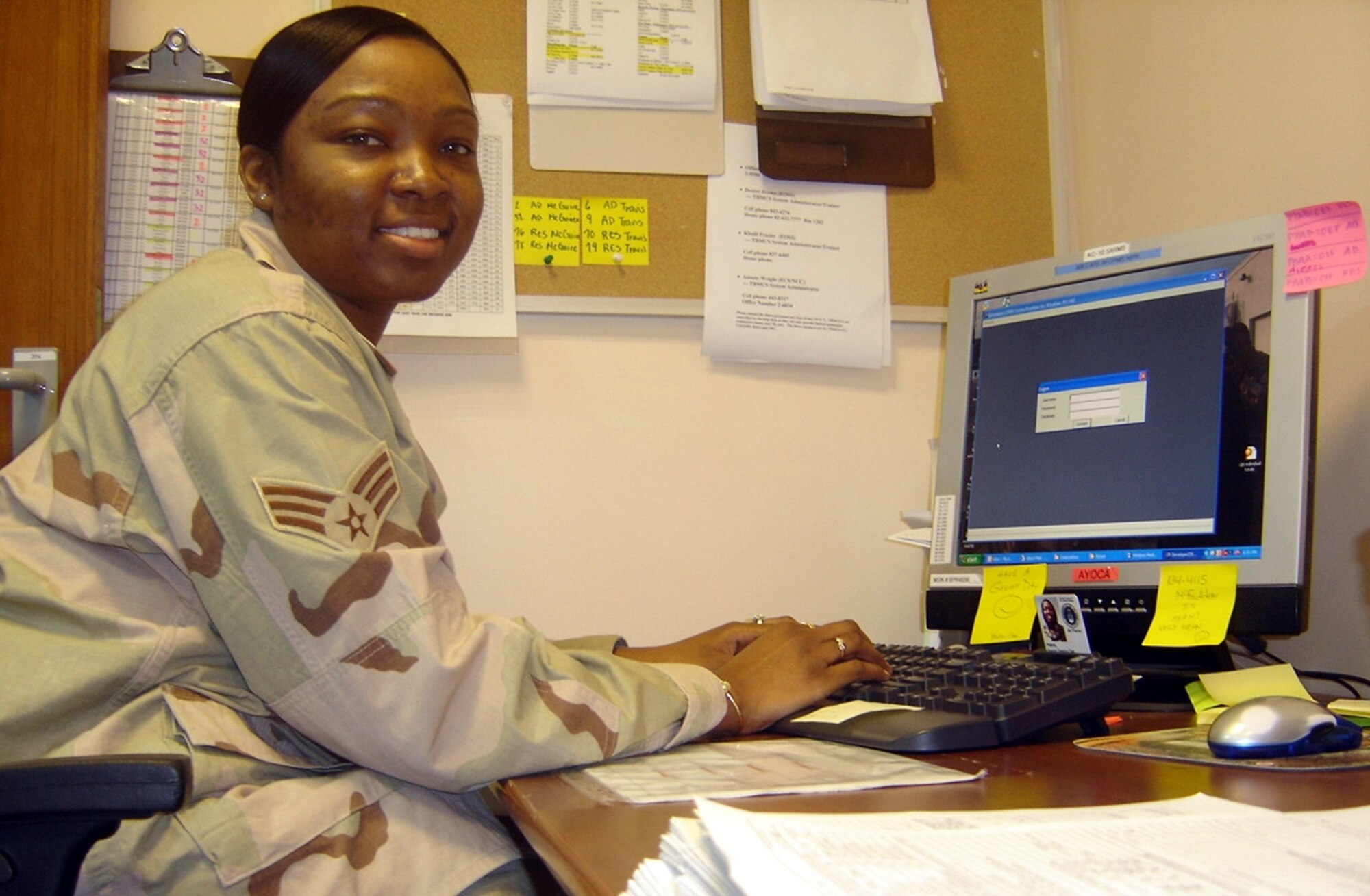 Senior Airman Ayoca Peters is an aviation resource management journeyman with the 32nd Air Refueling Squadron at McGuire Air Force Base, N.J. (U.S. Air Force photo/Tech. Sgt. Mikal Canfield)