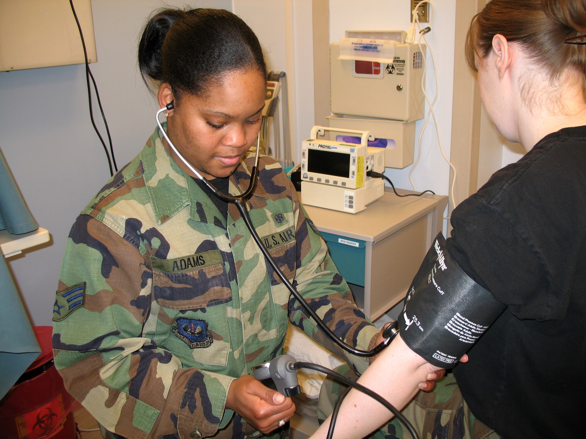 Senior Airman Renika Adams is an ambulance services technician with the 39th Medical Group at Incirlik Air Base, Turkey. (U.S. Air Force photo)
