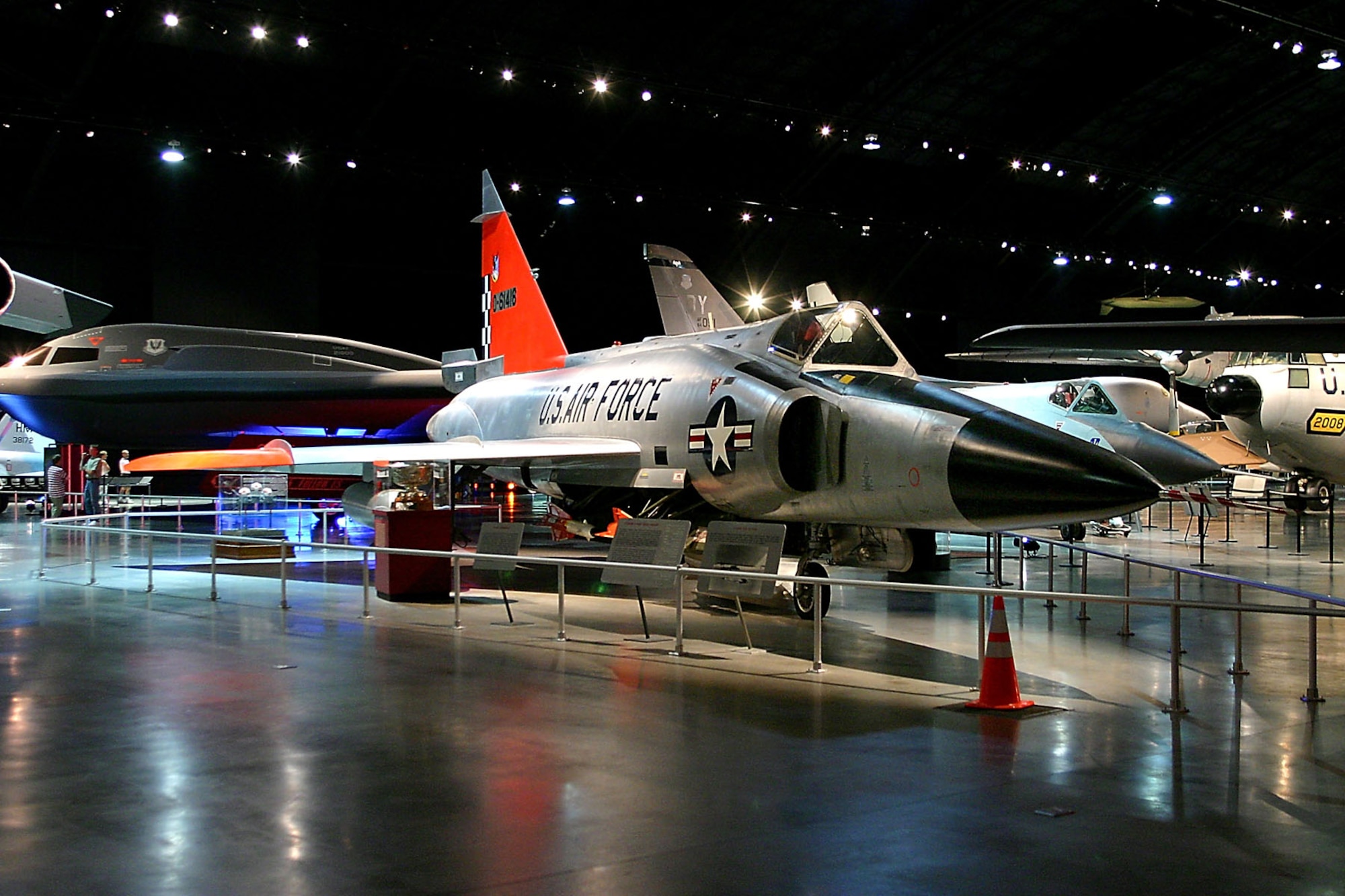 DAYTON, Ohio -- Convair F-102A Delta Dagger in the Cold War Gallery at the National Museum of the United States Air Force (U.S. Air Force photo by Ben Strasser) 