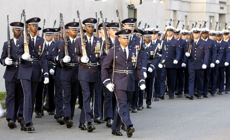 Airmen from the Air Force Band and Air Force Honor Guard will be involved over the next five days with the memorial services planned for former U.S. President Gerald R. Ford who passed away Dec. 26. (U.S. Air Force photo/Master Sgt. Jim Varhegyi)
