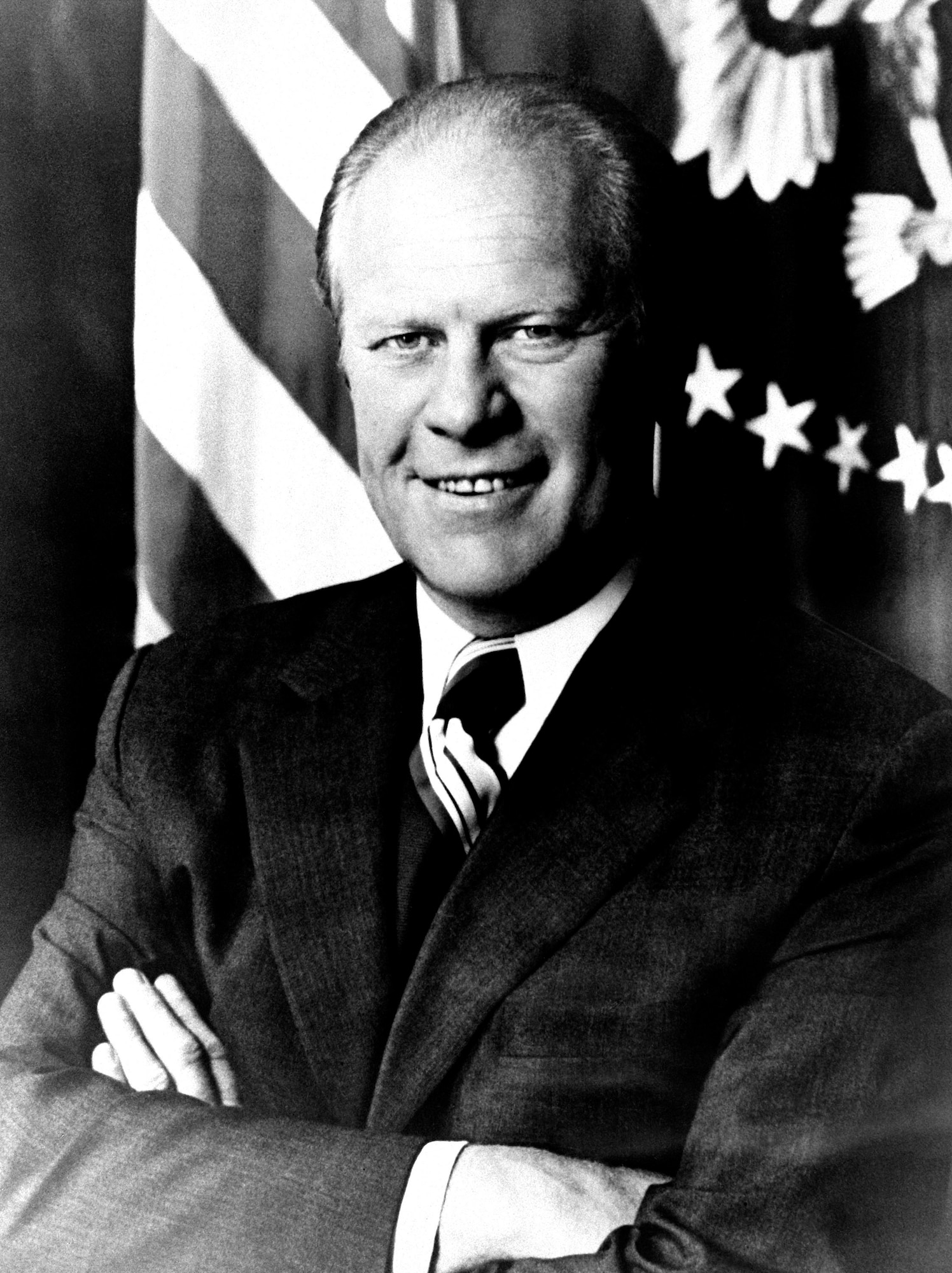 Portrait of President Gerald R. Ford.  Former President Gerald R. Ford died Dec. 26 at the age of 93. He was the 38th President of the United States. (Courtesy photo)