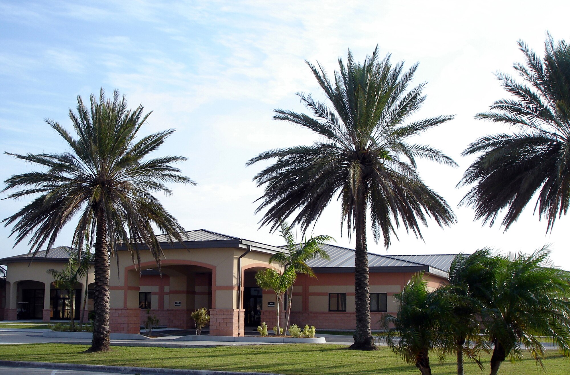Heritage Hall Training and Conference Center at Homestead Air Reserve Base, Fla. is a new $3 million facility with state of the art electronic presentation media, a 150-seat main conference room, and immediate access to base lodging and dining facilities (U.S. Air Force Reserve photo by Dan Galindo).