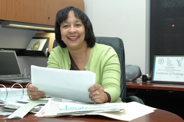 Ms. Frances Elmore is the Sexual Assault Response Coordinator for Air Force Reserve Command's 910th Airlift Wing, Youngstown Air Reserve Station, Ohio.  Her goal is to ensure Youngstown Air Reserve Station is a sexual assault-free organization.