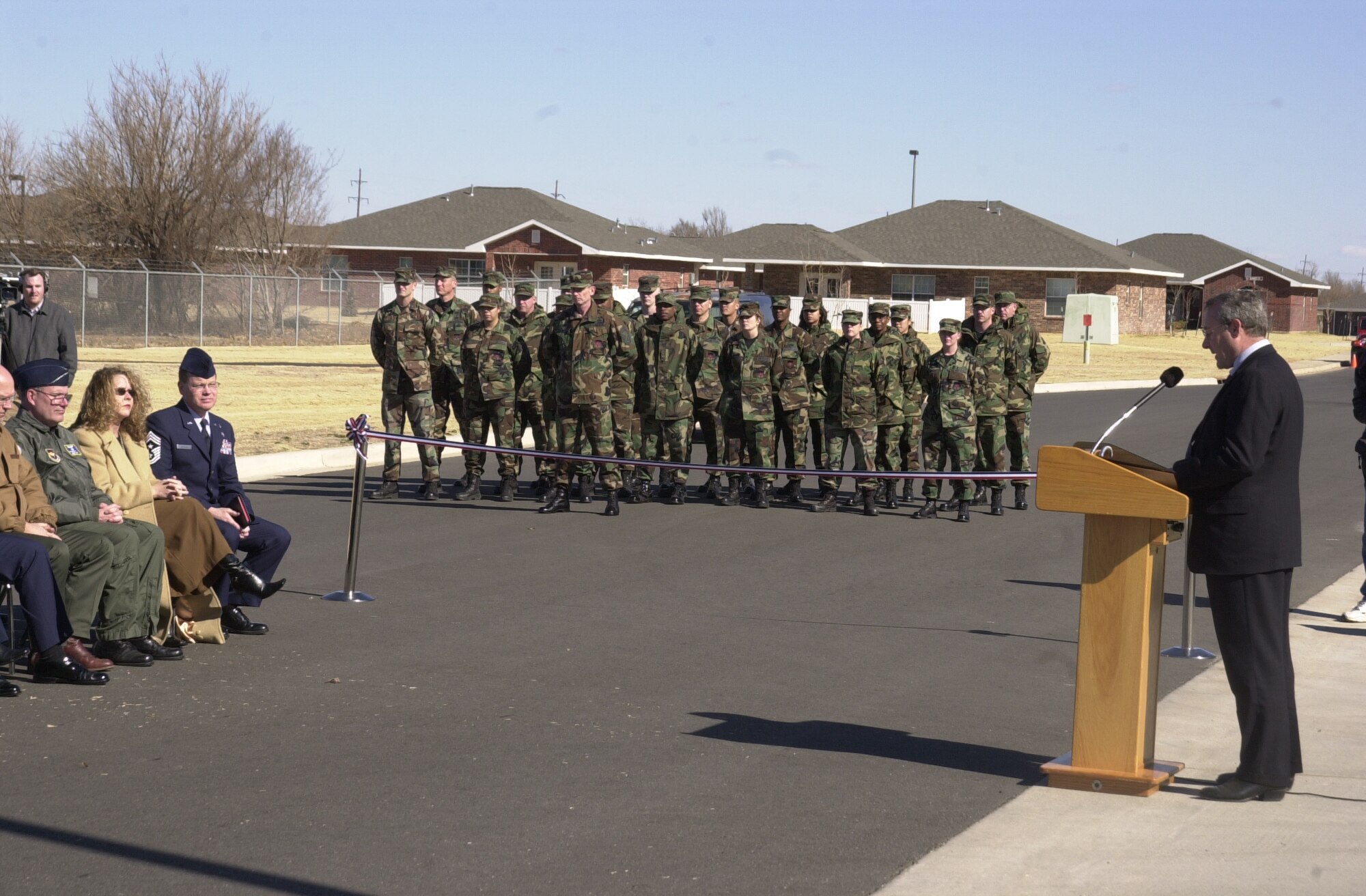 Senior Master Sgt. Gary Yonchak, 379th PERSCO superintendent and first sergeant, oversees the PERSCO team in Southwest Asia. Sergeant Yonchak is a reservist with the 910th Mission Support Flight based at Youngstown Air Reserve Base, Ohio. (Photo by Maj. Ann P. Knabe)