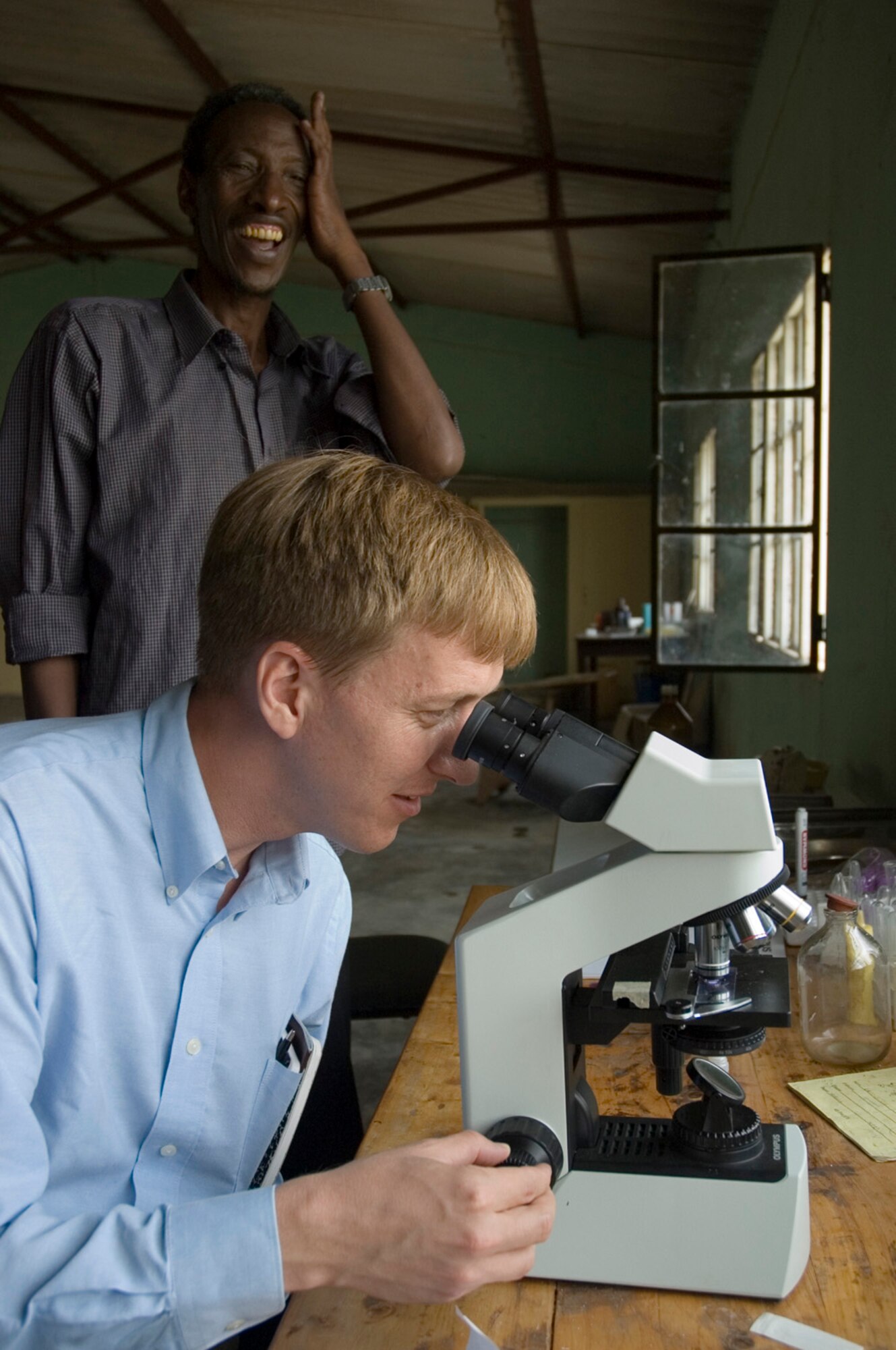Dr. (Col.) Josef Schmid, 433rd Medical Squadron teaches medical skills in developing nations like Nepal, Mexico and Sierra Leone.