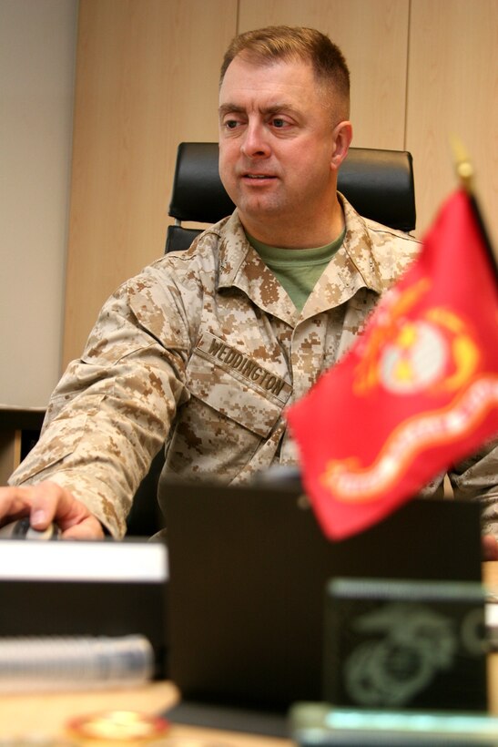 After 26 years, six months and 13 days, Col. Anthony F. Weddington concludes his honorable service, retiring from the Marine Corps.
