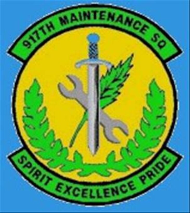 917th Maintenance Squadron is attached to the 917th Wing, Barksdale AFB, La. 