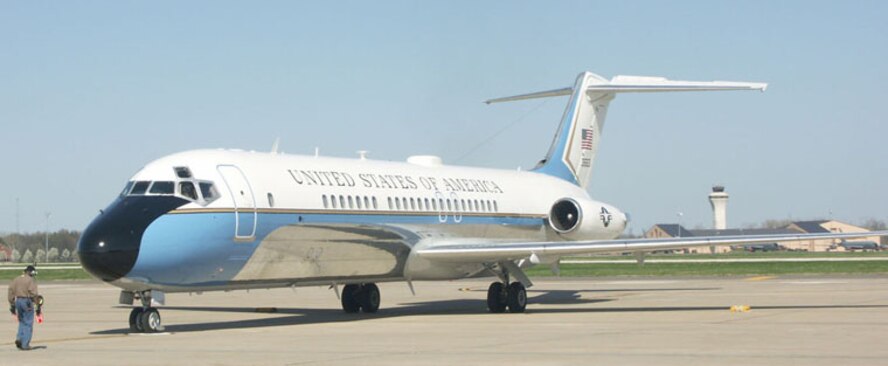 Three of the C-9C airplanes make their home at the 932nd Airlift Wing, an Air Force Reserve Command unit at Scott AFB, Il.  