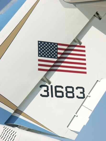 The tail numbers of the Air Force Reserve's C-9C aircraft at Scott Air Force Base, Illinois.