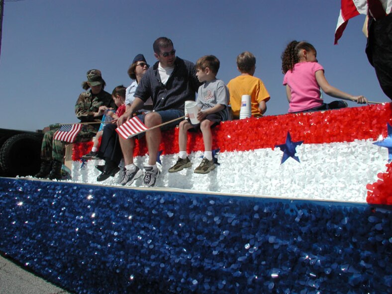 Air Force Reservists and their families remember Memorial Day by participating in the local parade.