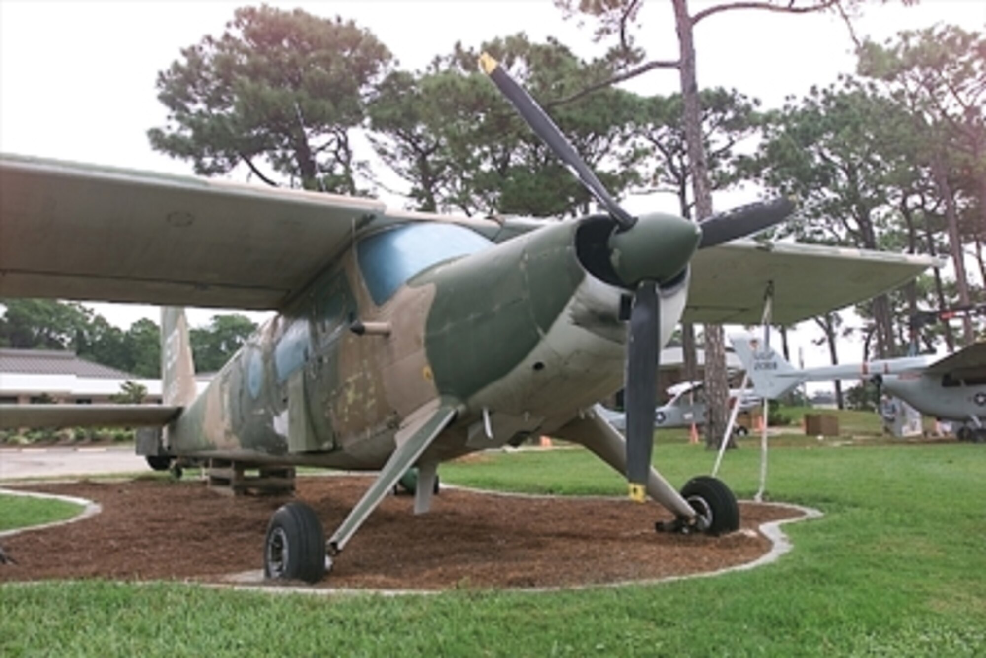 The Air Force received the Helio-GAC L-28A Super Courier in 1958. Its wing span was 39 feet; length, 31 feet; height, 8 feet, 10 inches and wing area, 231 square feet. Its large flaps covered three-fourths of the wing's trailing edge, giving the aircraft a short take-off and landing capability.