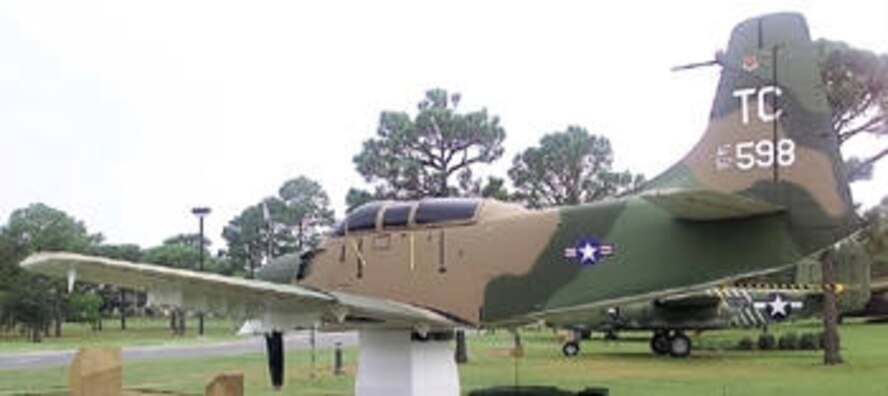 The A-1 Skyraider originated as a carrier-based torpedo and dive bomber. As the XBT2D-1, it first flew March 18, 1945, and deliveries as the AD-1 to the Navy began in November 1946. In 1962 the Skyraider became the A-1.