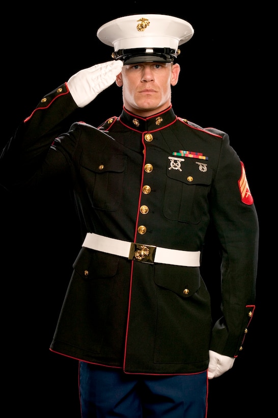 World Wrestling Entertainment Champ John Cena was proudly took on the role of a Marine for his film debut.