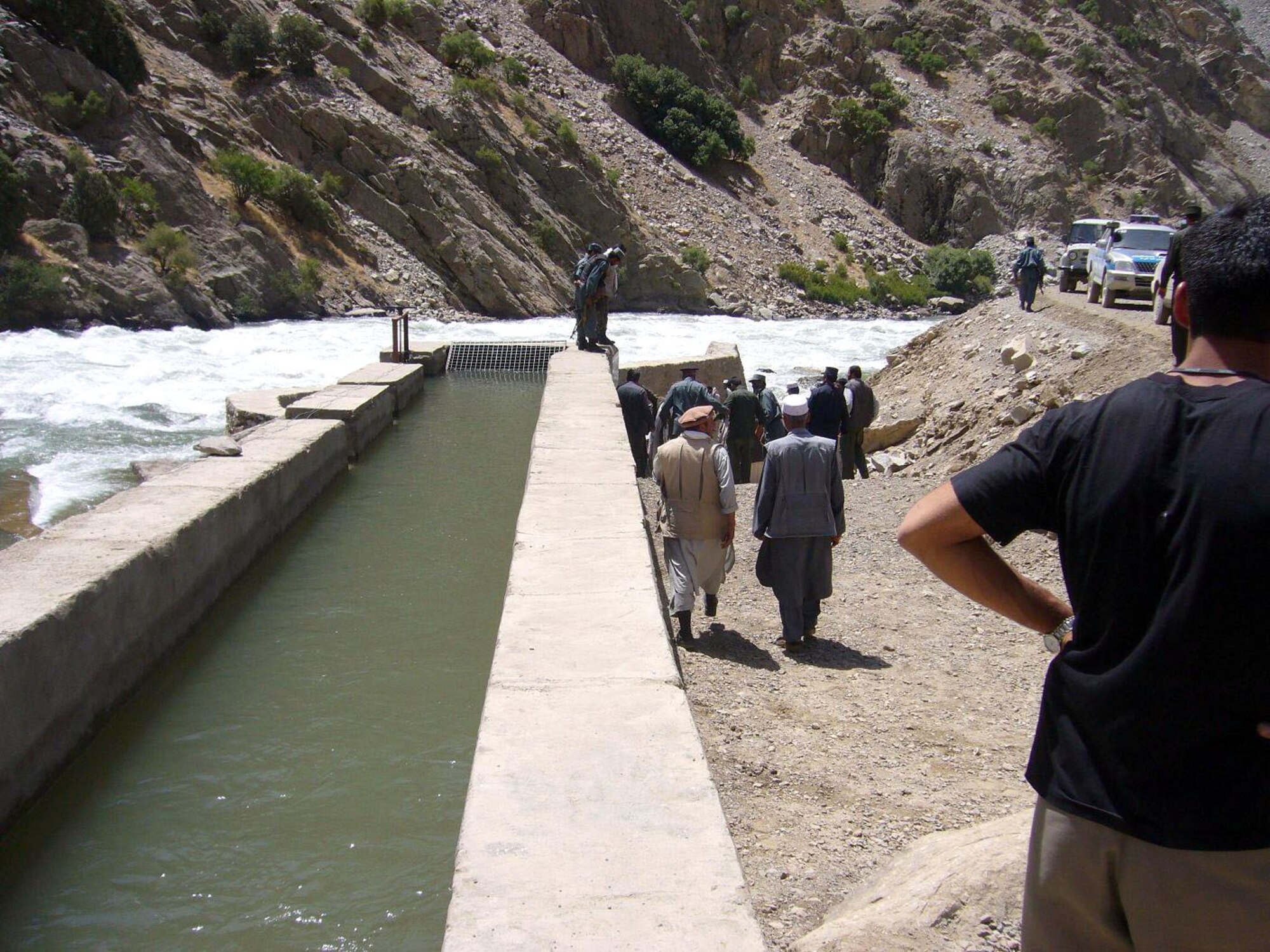 The Shutol micro-hydropower plant is one of two projects undertaken by the Panjshir Provincial Reconstruction Team at the request of the province governor. It was dedicated Wednesday, June 28. (Courtesy photo/Shahla Hammond)
