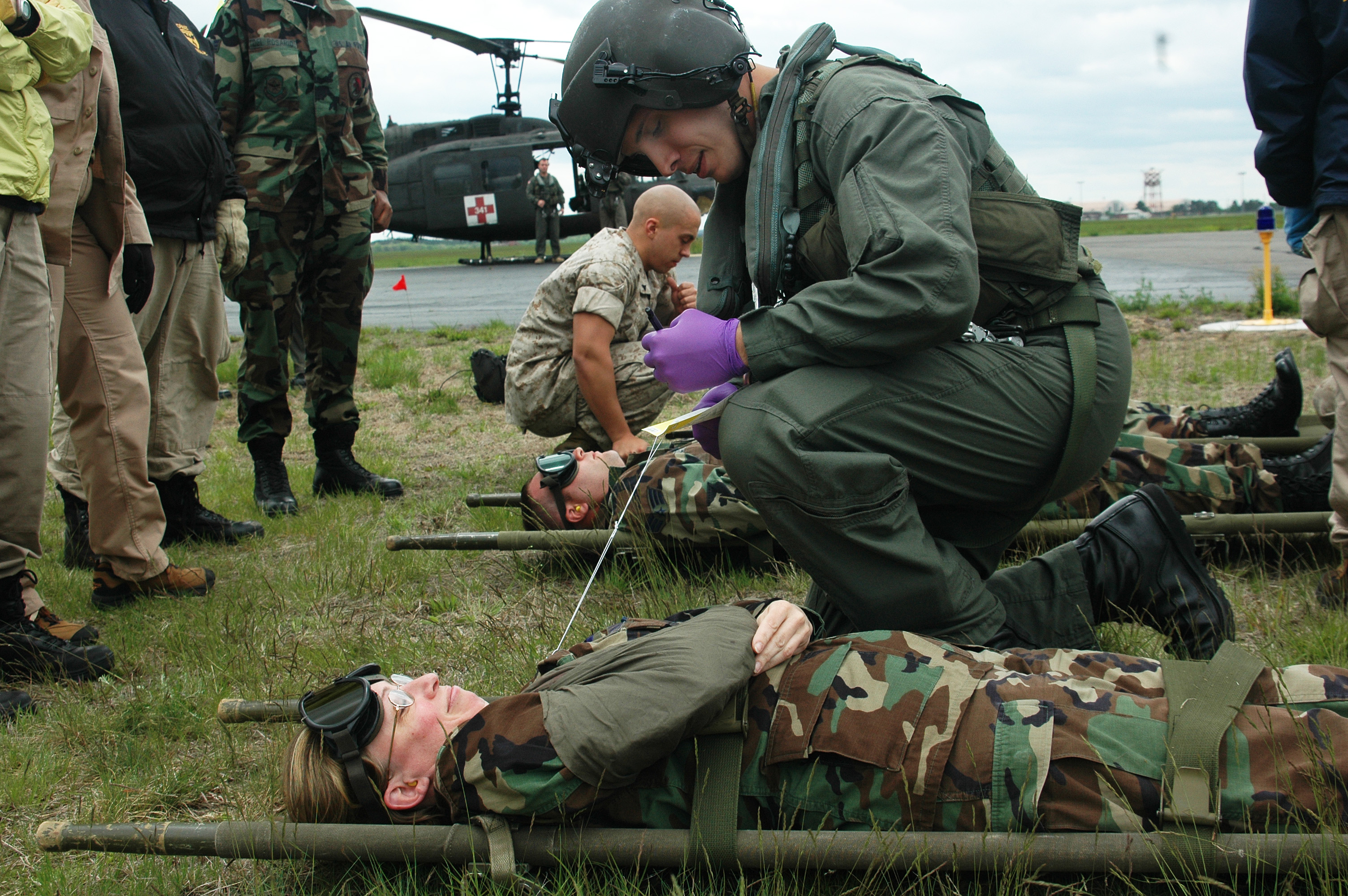 Westover medics team up for joint field exercise > Westover Air Reserve