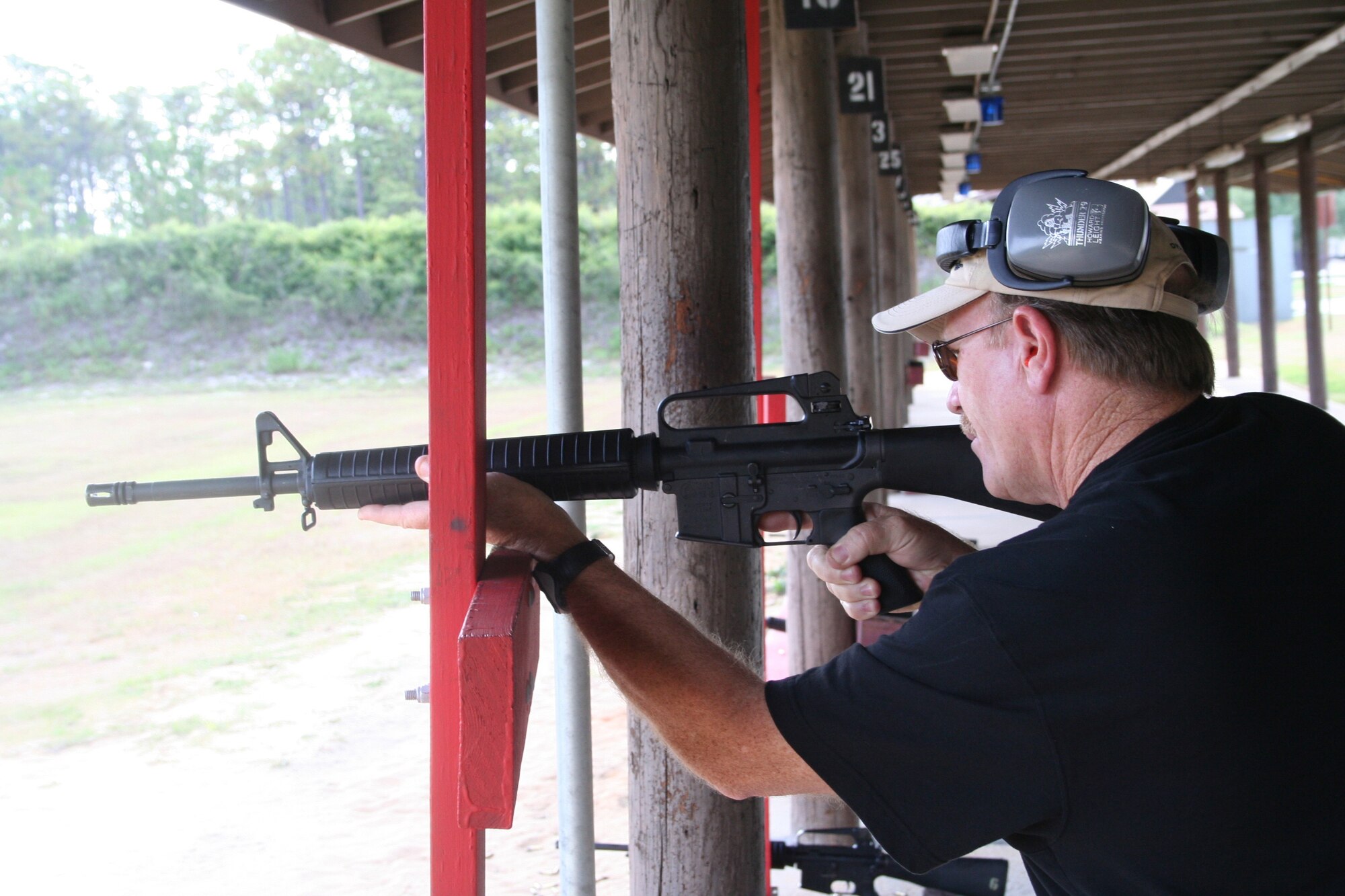 Mr. Robert Goen, CATM instructor demonstrates a position for students at CATM.