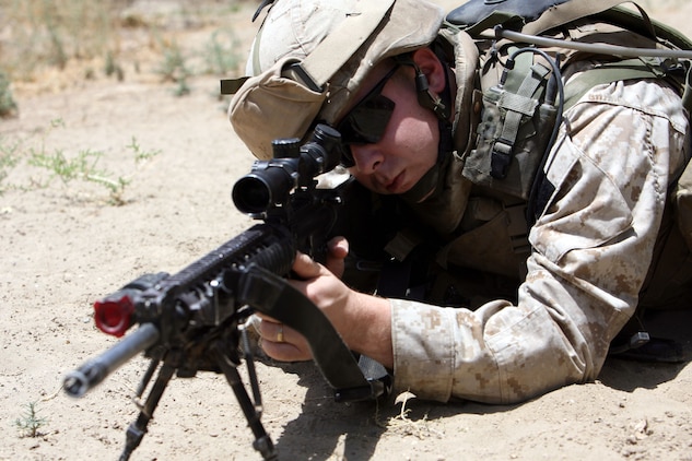 Designated marksman on target every time > I Marine Expeditionary Force ...