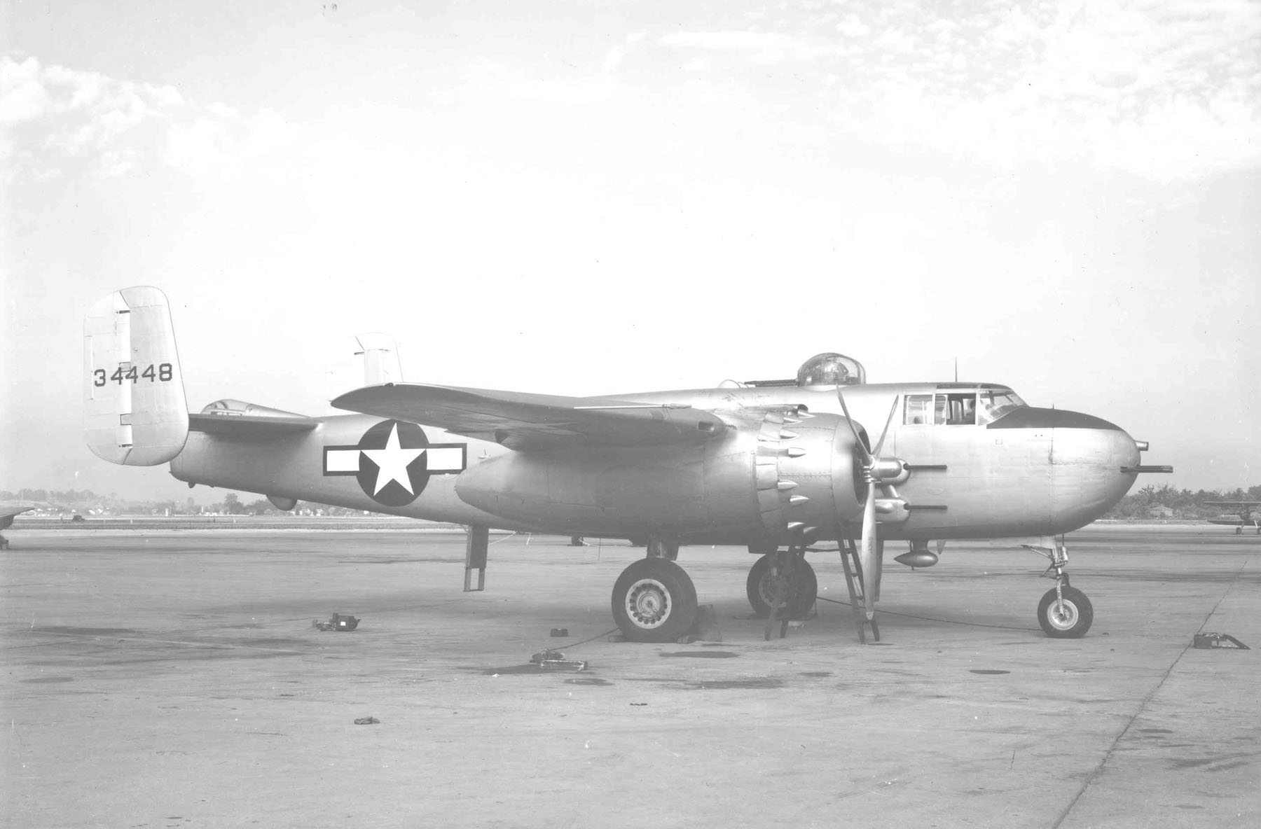 North American JRB-45C, Detail of JRB-45C nose. (U.S. Air F…
