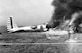 The XB-17 (Model 299) crashed during its test flight at Wright Field on Oct. 30, 1935. (U.S. Air Force photo)