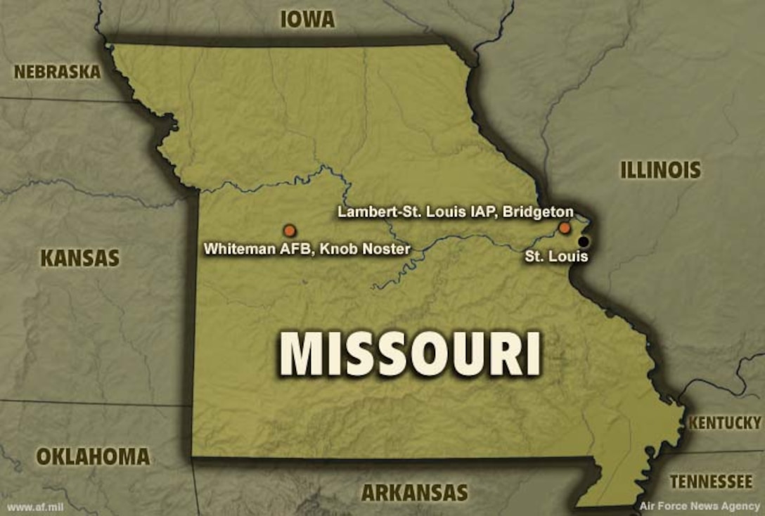 Map of Missouri