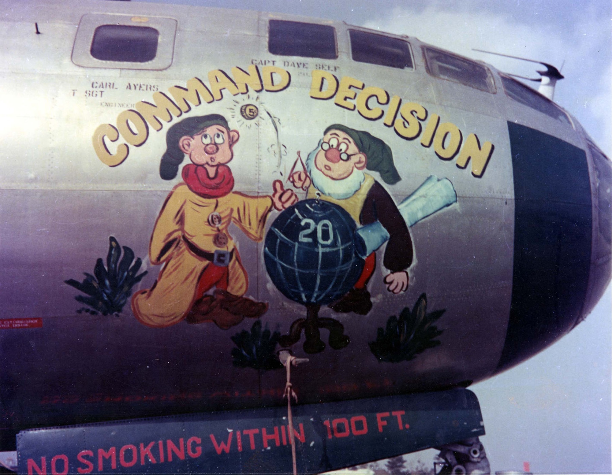 Boeing B-29 "Command Decision" nose art. (U.S. Air Force photo)