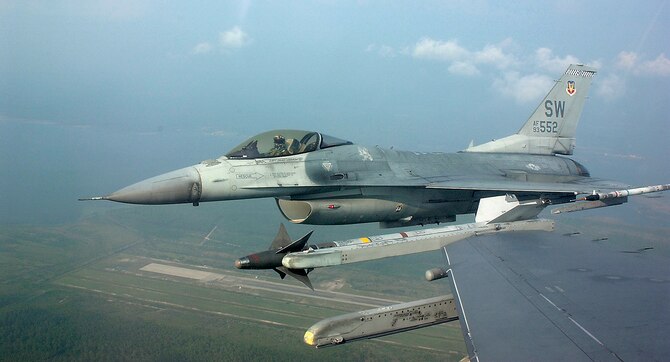 Capt. Joseph Drummond, 55th Fighter Squadron, participates in Combat Archer recently at Tyndall Air Force Base, Fla.  Approximately 145 Shaw personnel participated in the exercise.  (U.S. Air Force photo/Lt. Col. Clyde Cooper)