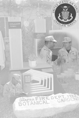 A reflection of Chaplain (Maj.) Devaul's deployment. (U.S. Air Force photo illustration/Staff Sgt. Ebony Nichols)