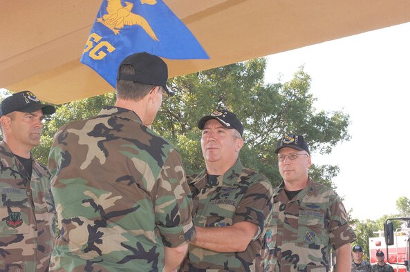 Colonel James Hammes assumes command of the 7th Mission Support Group July 7 at the parade grounds.  He formerly server as the 7th Bomb Wing Inspector General and replaces Col. Steven Tippets, who is retiring after 27 years of service.