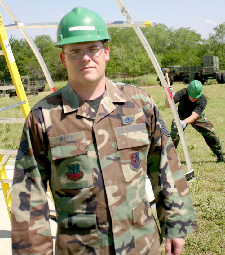 Master Sgt. Michael Meek, 35th Combat Communications Squadron, was recently honored as the 2005 Air Force Reserve Command winner for the Lieutenant General Leo Marquez Award.