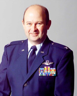 Colonel Jeffery R. Glass, 507th Air Refueling Wing Commander.