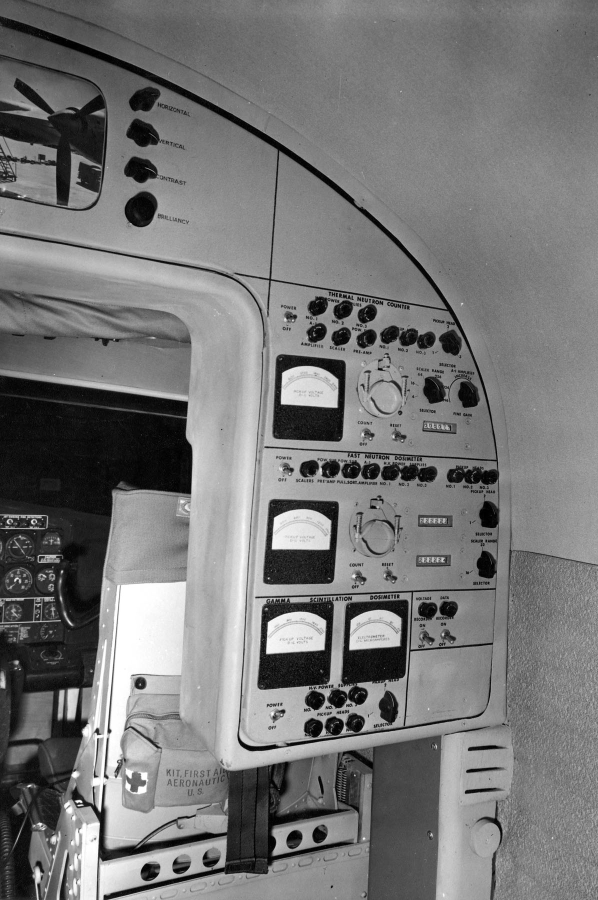 Convair Nb 36h Note the radiation warning symbol on the tail. air force museum