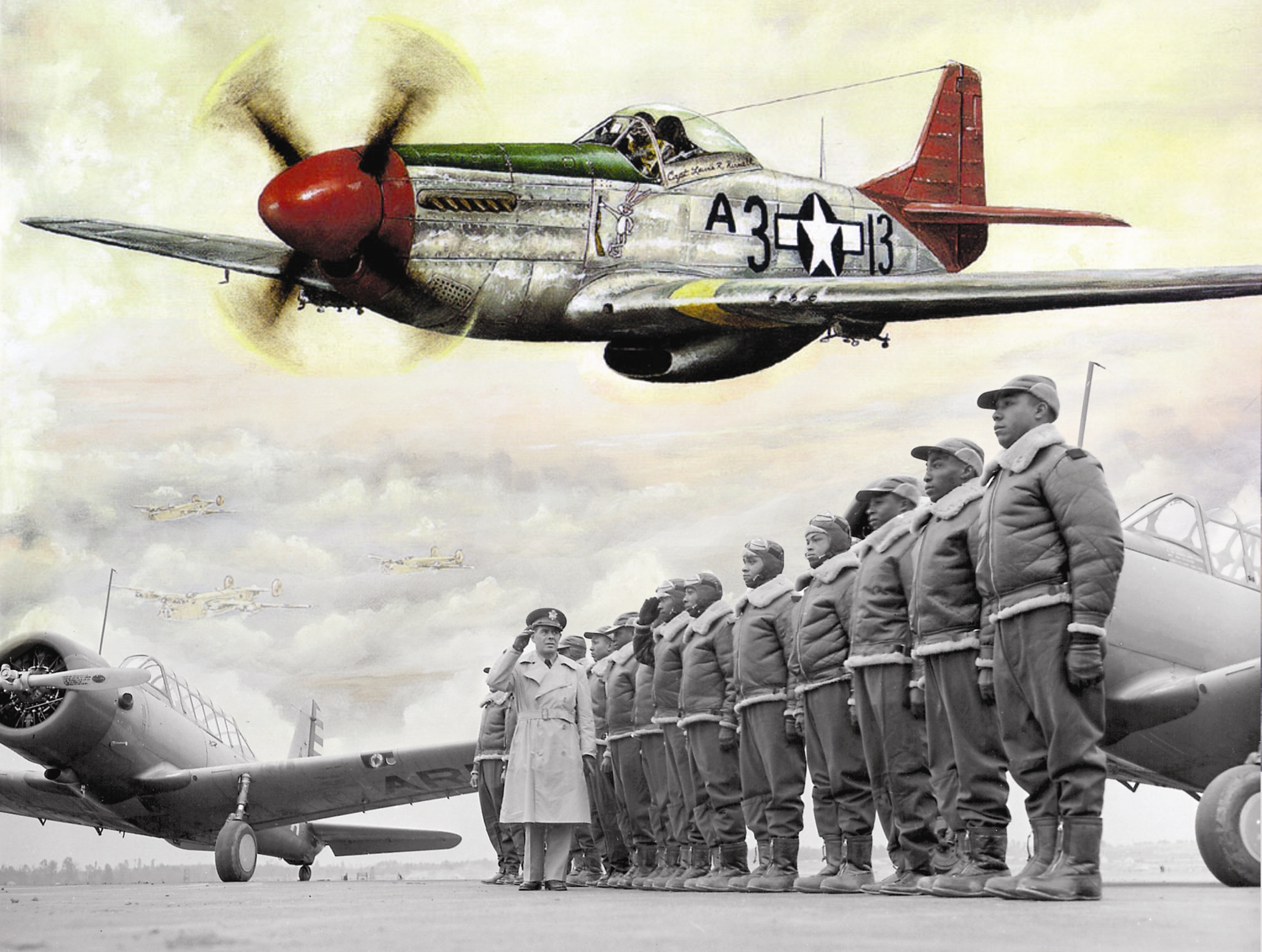 What did the tuskegee airmen do in world war 2 In The Presence Of Heroes Seven Original Members Of World War Ii Era Tuskegee Airmen Will Attend Air Show Grand Forks Air Force Base Display