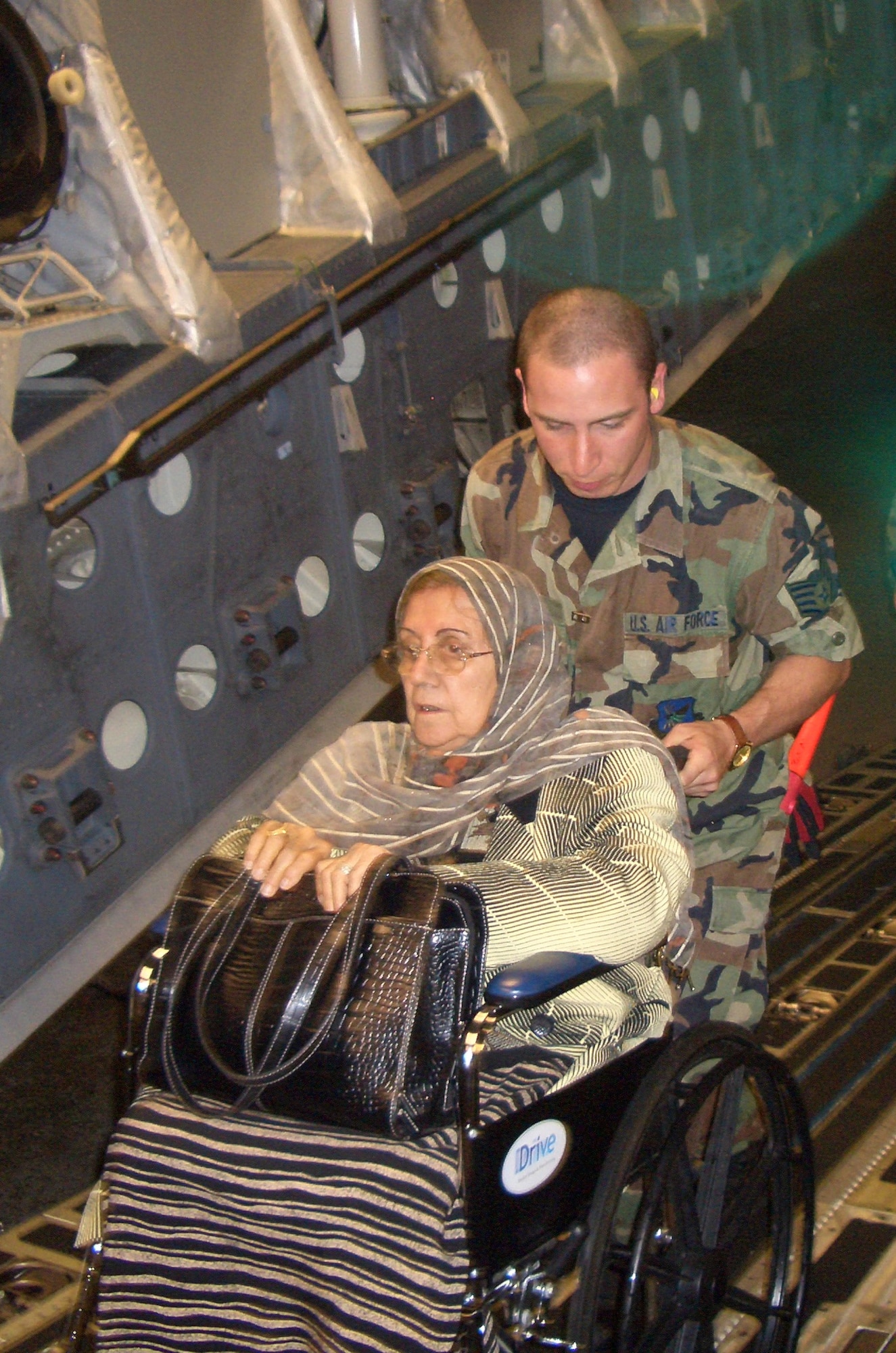 American citizens evacuating Lebanon arrive at McGuire Air Force Base as part of Department of State efforts to evacuate U.S. citizens from Lebanon because of the fighting there. The United States is using all available means to ensure safe passage of American citizens out of Lebanon, including chartered commercial ships, US military aircraft, and US military ships en route to the Eastern Mediterranean. (U.S. Air Force Photo by Senior Airman Dilia DeGrego)