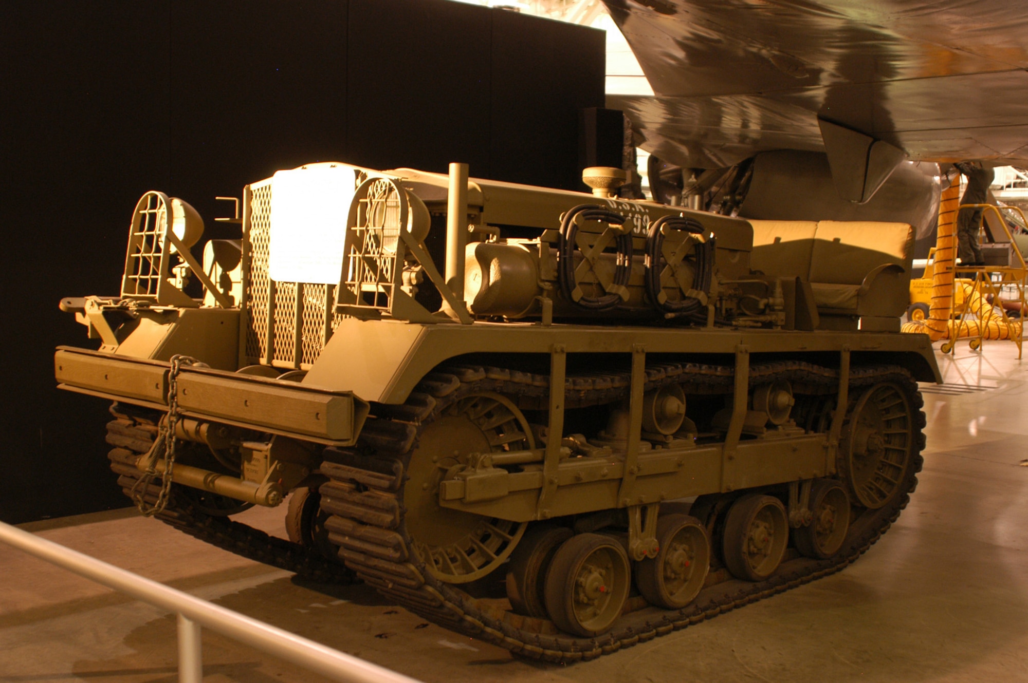 DAYTON, Ohio - Cleveland Tractor Co. Medium M2 Tractor on display at the National Museum of the U.S. Air Force. (U.S. Air Force photo)
