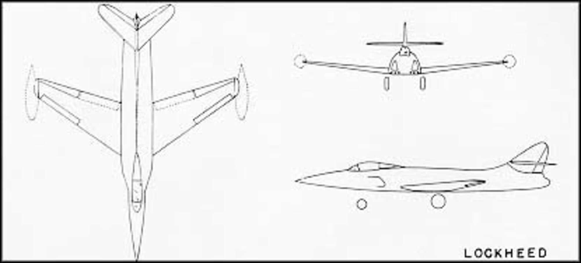 Lockheed XF-90 diagram.